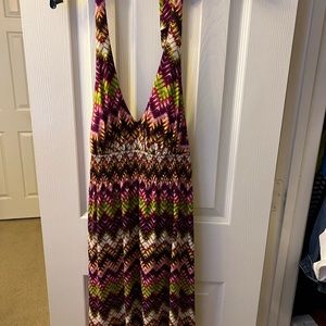 Two halter dresses